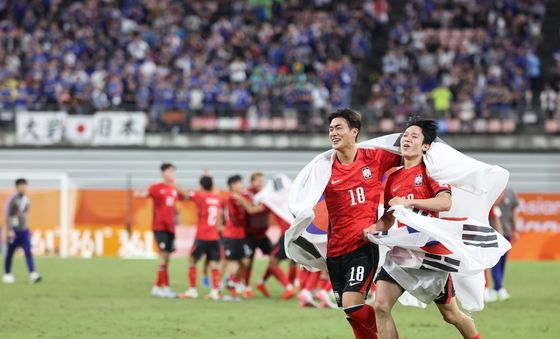 남자 축구, 일본 꺽고 AG 4연패 달성