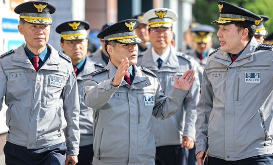 김종철 경찰청장 직무대행, 핼러윈 대비 이태원 현장점검