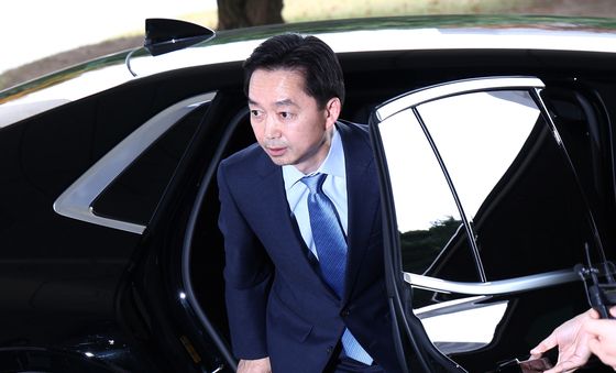 이정현 공소청장 직무대행 예방하는 김지용 중수청장