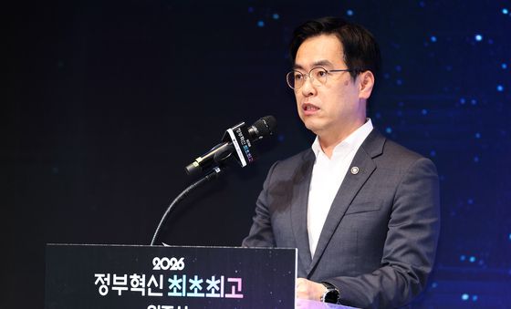 인사말하는 김민재 행정안전부 차관