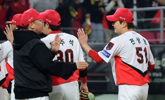 이범호 감독, 전상현 든든해!