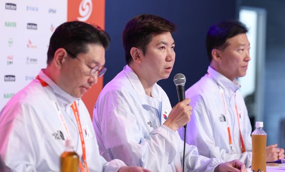아시안게임 대한민국 선수단 결산 기자회견