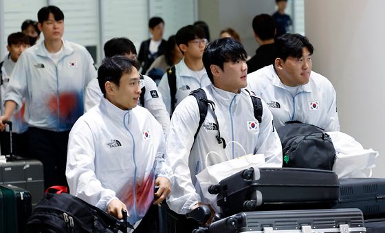 아시안게임 마치고 귀국한 유도대표팀
