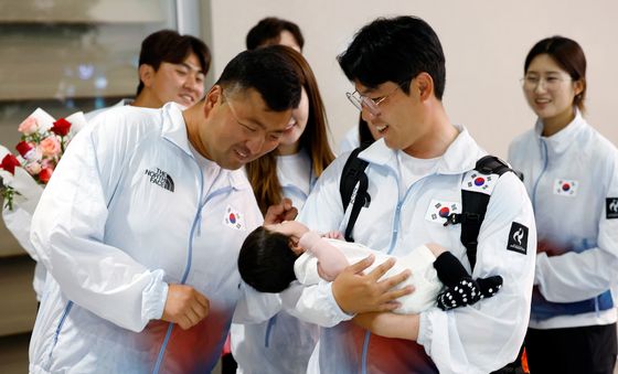 이우석 금메달에 힘 된 아들