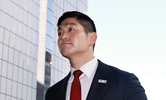 '정원오 출장 의혹 제기' 김재섭, 경찰 출석