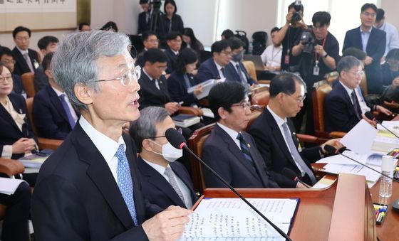 [국감] 국정감사서 인사말 하는 조희대 대법원장