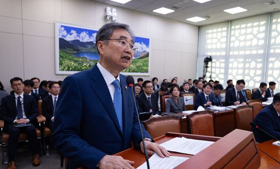 [국감] 업무보고하는 조현 외교부 장관