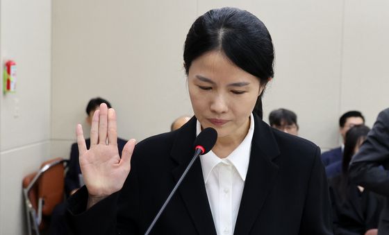 [국감] 최주희 티빙대표, 국감 선서