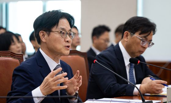 [국감] 답변하는 김정관 산업부 장관