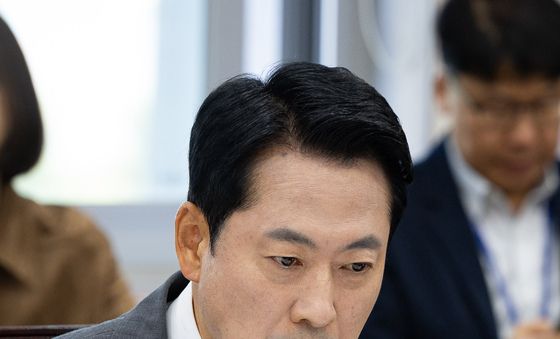 [국감] 교육부 국정감사 참석한 장동혁 국민의힘 대표