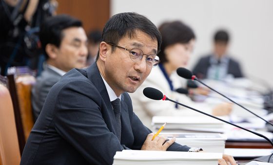 [국감] 국정감사 질의하는 한병도 원내대표