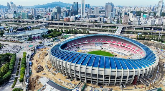 잠실 대체야구장 공정률 30% 돌파