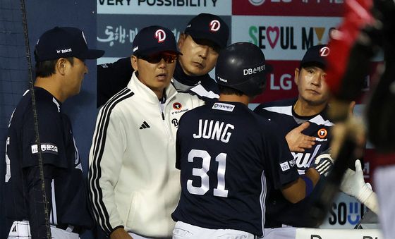 정수빈 반기는 김원형 감독