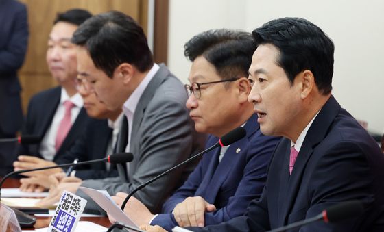 발언하는 장동혁 국민의힘 대표