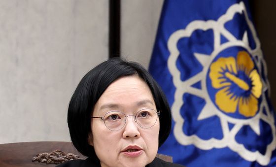 국가정책조정회의 발언하는 한성숙 국무총리