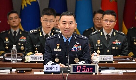 [국감] 답변하는 진영승 합동참모본부 의장