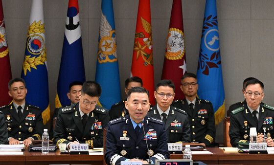 [국감] 진영승 합동참모본부 의장, 질의에 답변