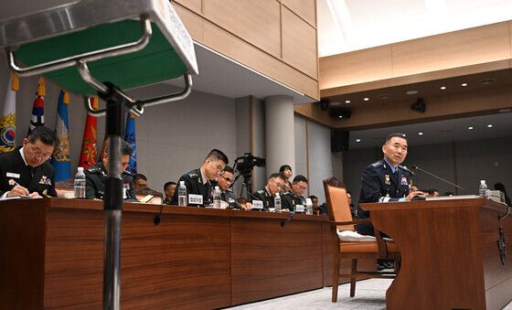 [국감] 답변하는 진영승 합동참모본부 의장