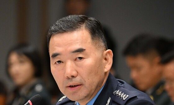 [국감] 진영승 합참의장 '그 질의에 대한 제 답변은'