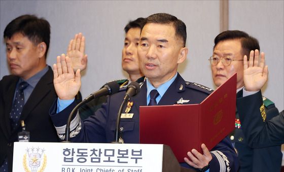[국감] 진영승 합동참모본부 의장 '선서합니다'