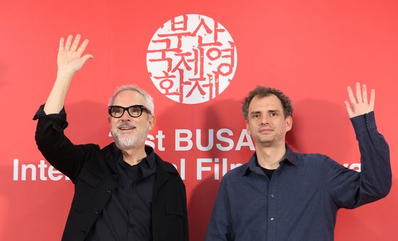 BIFF 기자회견 참석한 알폰소·호나스 감독 부자