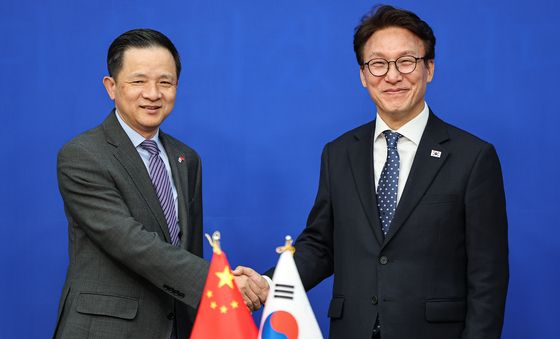 김민석 당대표, 다이빙 주한중국대사 접견
