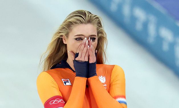 기쁨의 눈물 흘리는 유타 레이르담