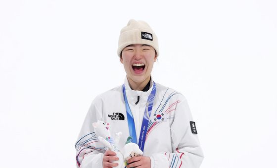 동메달 유승은, 너무 좋아!