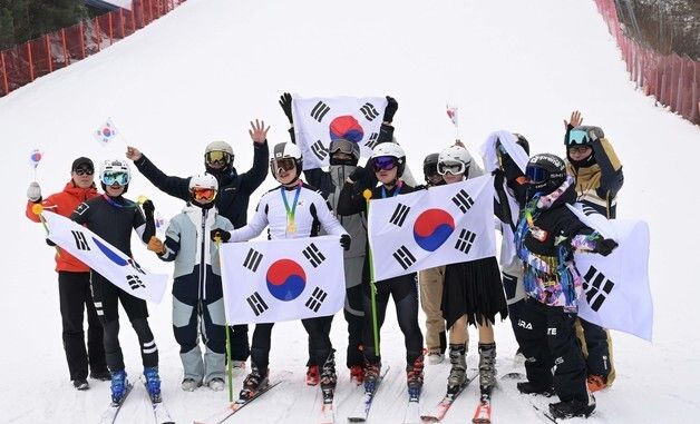 "대한민국 선수들 파이팅"