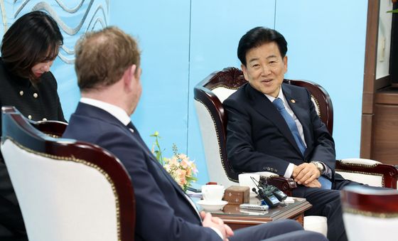 정동영 장관, 네덜란드 외교장관 접견