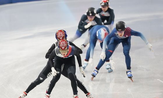 질주하는 쇼트트랙 혼성 대표팀