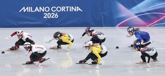 혼성 계주 준결승 질주하는 대한민국