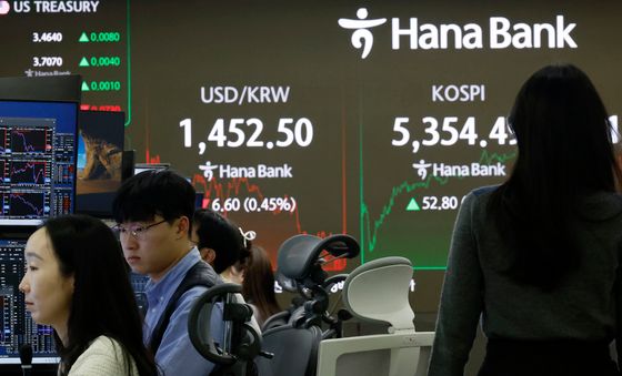 코스피, 1% 상승해 5354 포인트로 마감