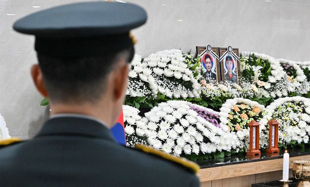 故 장희성·정상근 준위 합동영결식