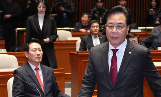 국민의힘 지도부 '본회의 불참 논의'