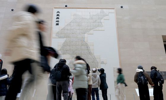 국립중앙박물관에 펼쳐진 '대동여지도'