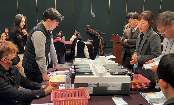 대구시선관위, 제9회 전국동시지방선거 개표 실습