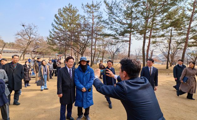 경복궁 찾은 이재명 대통령