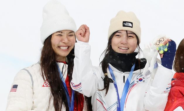 최가온, 우상 클로이 김과 함께