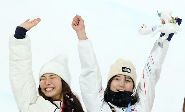 최가온, 우상 클로이 김과 함께 기쁨을