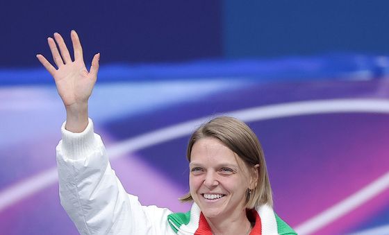 은메달 따낸 아리아나 폰타나