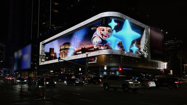 삼성전자, 전세계 랜드마크서 갤럭시 언팩 3D 옥외 광고 선봬