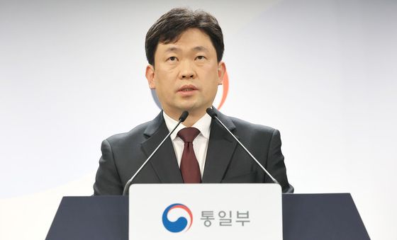 윤민호 대변인, 北 김여정 당 중앙위 부부장 담화에 대한 통일부 입장 발표