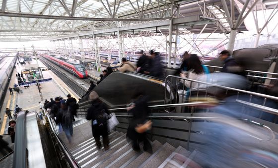 이른 아침 귀성길