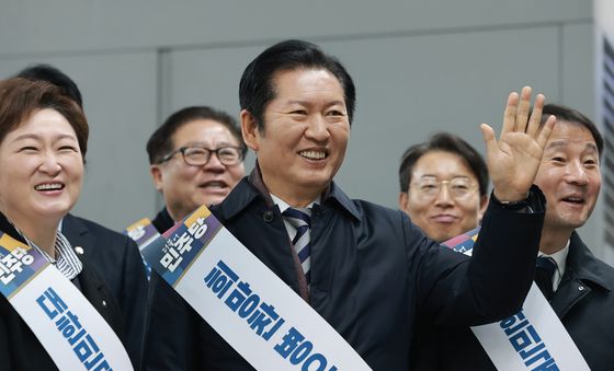 귀성 인사하는 더불어민주당 지도부