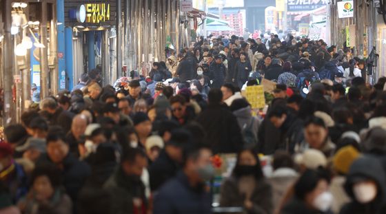 청량리 시장, 명절 앞두고 인파