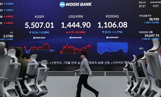 코스피·코스닥 하락 마감