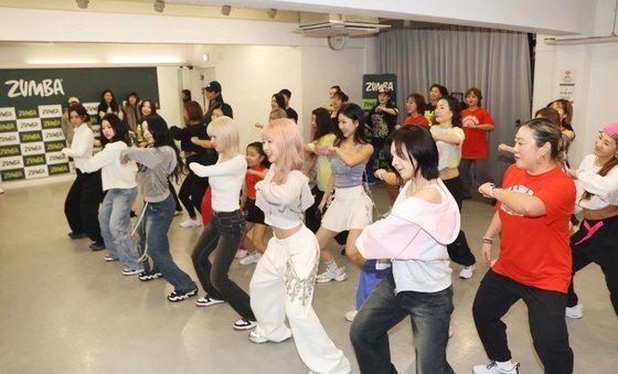 엔믹스 '신나는 줌바 함께해요'