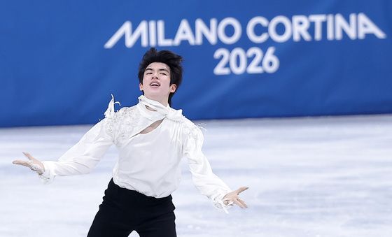 올림픽 무대 즐기는 차준환