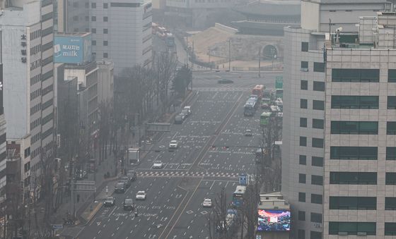 설 연휴, 비교적 한산한 도심